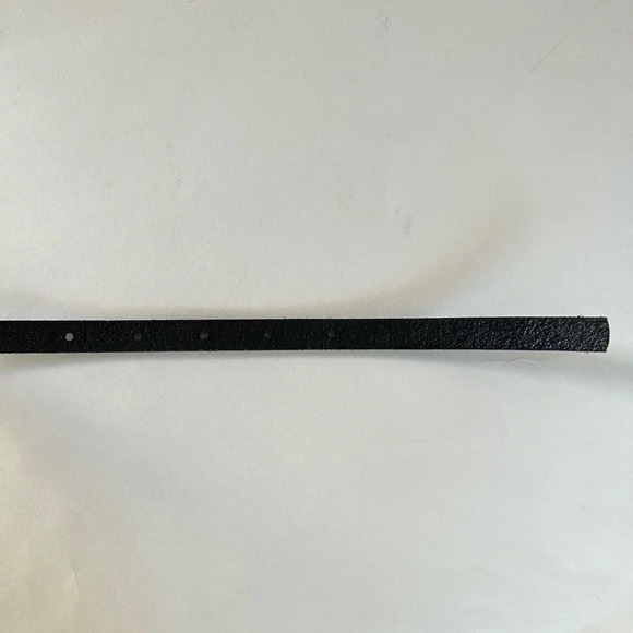 BDG Leather Snakeskin Skinny Belt Blue Size M Reptile Embossed Animal Print - Picture 8 of 10